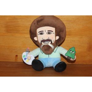 Bob Ross Kidrobot® Plush Doll, The Joy of Painting -New -8.5" tall